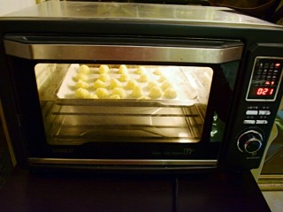 11、奶油曲奇,烤箱160度，烤25分钟左右，注意观察颜色，曲奇变金黄即可