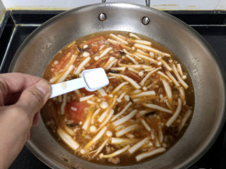 25、白玉菇鸡蛋汤,少许白糖