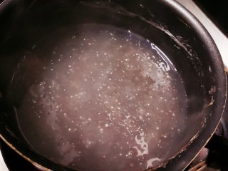 9、南瓜西米露,煮至透明