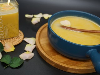 15、南瓜西米露,喜欢的赶紧来一杯吧