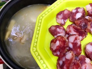 31、春笋五鲜,加入腊肠