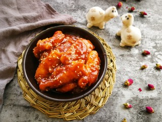 12、#糖醋菜#家常糖醋里脊,成品，糖醋菜第三道菜，完成，不说了，先吃去，等会就凉了????