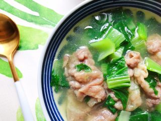18、青菜肥牛汤,赶紧学做起来吧