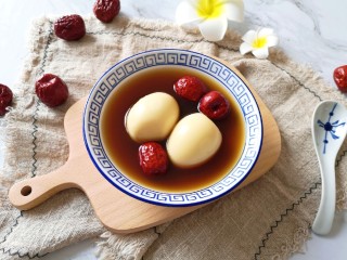 11、糖水鸡蛋,成品。