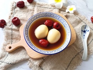 12、糖水鸡蛋,成品。