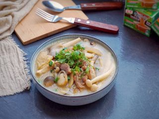 21、鲜菇杂菌浓汤,好吃