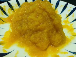 8、南瓜小圆子,压成泥