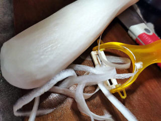 15、萝卜肉丸汤,萝卜去皮