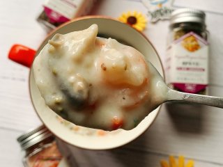 17、奶油蘑菇浓汤,牛奶代替奶油~放心喝嘿！