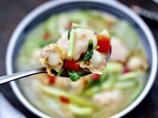 16、金汤酸辣黄瓜扇贝羹,我要开动了。