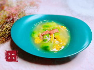 17、丝瓜蛋汤,丝瓜蛋汤，完成