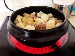 28、温州瘦肉丸,大火烧开后小火煲15分钟