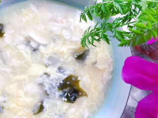 20、裙带菜豆腐鸡蛋羹,非常鲜美