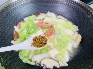 16、白菜豆腐汤,鸡精调味