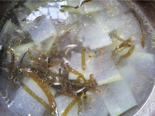 13、海带冬瓜汤,这是煮好了
