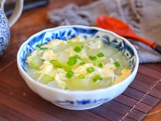 14、冬瓜鸡蛋汤,成品图一