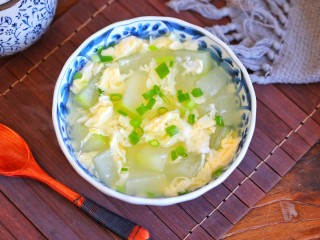 15、冬瓜鸡蛋汤,成品图二