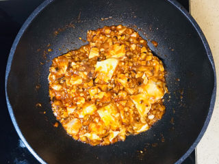 16、香菇肉末豆腐,一道美味的香菇肉末豆腐就做好了