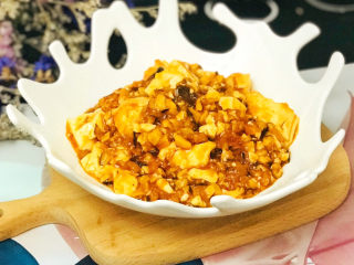 17、香菇肉末豆腐,成品图