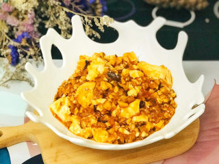 18、香菇肉末豆腐,成品图