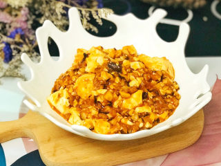 19、香菇肉末豆腐,成品图