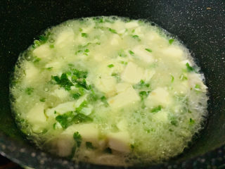 16、豆腐鸡蛋羹,起锅