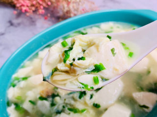 17、豆腐鸡蛋羹,豆腐鸡蛋羹，完成