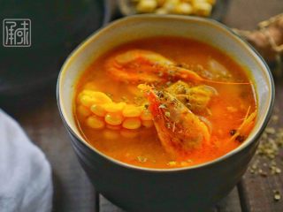 11、承味 甜虾玉米汤,成品图