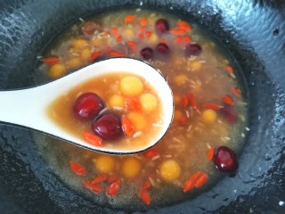 17、南瓜小圆子,烧好出锅