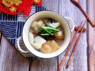 12、山药黑木耳蹄胖汤,完成