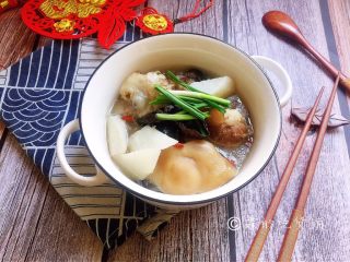 13、山药黑木耳蹄胖汤,完成