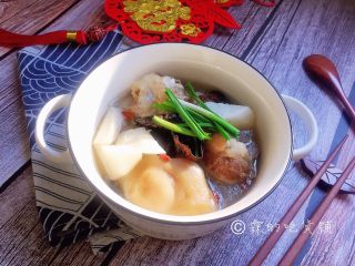 14、山药黑木耳蹄胖汤,完成