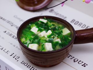 17、虾皮翡翠白玉羹,真的超级好喝。