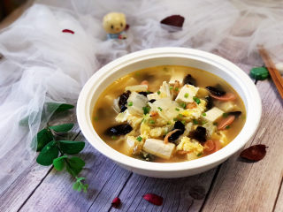 29、白菜豆腐汤,成品