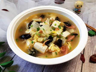 30、白菜豆腐汤,成品