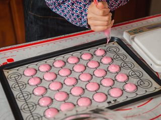 11、马卡龙,上面的尖会自动流平