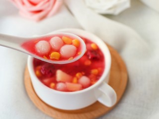 15、汤圆水果玉米羹,要不要来一碗～