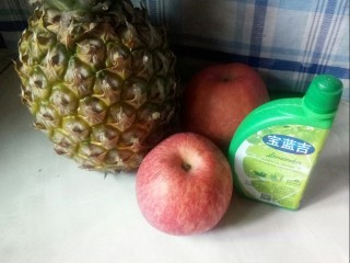 1、缤纷水果羹,准备食材。