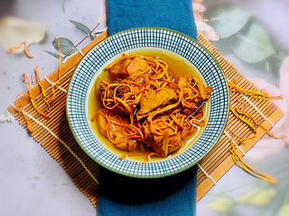 19、虫草花鸡汤,虫草花鸡汤成品图