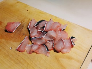 5、番茄黑鱼片,黑鱼切片状