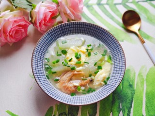 21、冬瓜鸡蛋汤,成品图