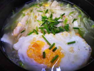 13、萝卜丝汤,关火出锅撒入葱花