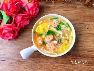 11、虾仁菌菇汤,成品图四