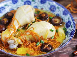 12、虫草花蒸鸡腿,简单易做,营养美味,快来试试吧!