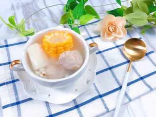 14、玉米山药薏仁猪骨汤,开喝吧
