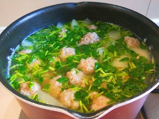 13、东瓜汆丸子,成品图