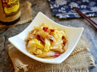 12、醋溜白菜,成品图