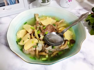 24、冬笋菌菇排骨老鸭煲(高压锅版),非常鲜美