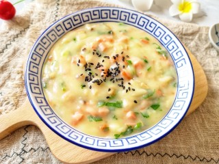 16、玉米面糊糊,特别好吃，宝贝吃了一碗说不够。