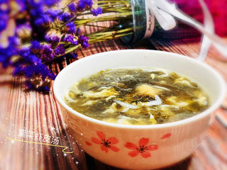 17、紫菜虾皮汤,起锅，紫菜虾皮汤，完成！